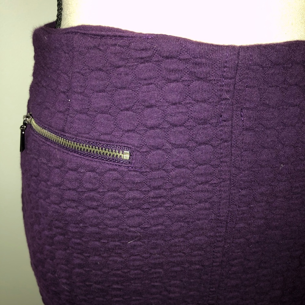 Laundry by Shelli Segal purple skirt Size 4 - Picture 3 of 5